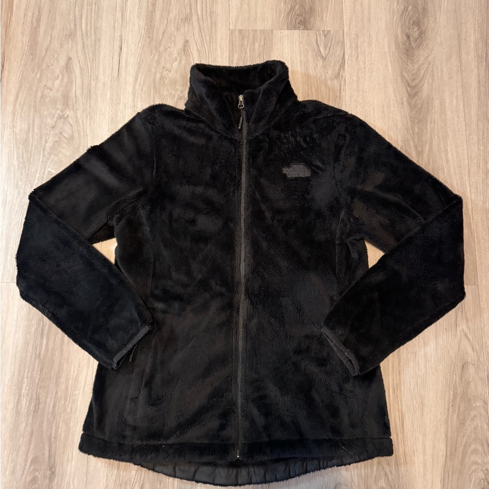 The north face osito women’s fuzzy full zip up jacket size medium